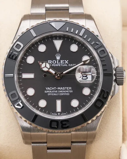 2024 Rolex Yacht-Master 42MM Black Dial Titanium Oyster Bracelet (226627)