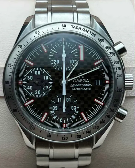 Omega Speedmaster Racing "Michael Schumacher" L.E. 39MM Black Dial Steel Bracelet (3519.50.00)