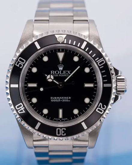 2001  Rolex Submariner No-Date 40MM Black Dial Oyster Bracelet (14060)