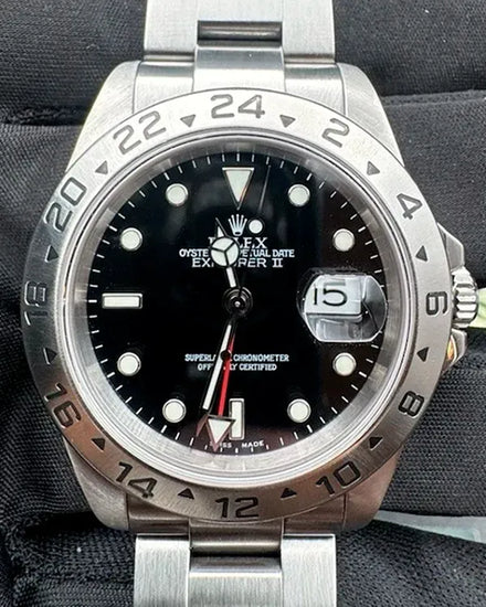 2005 Rolex Explorer II 40MM Black Dial Oyster Bracelet (16570)