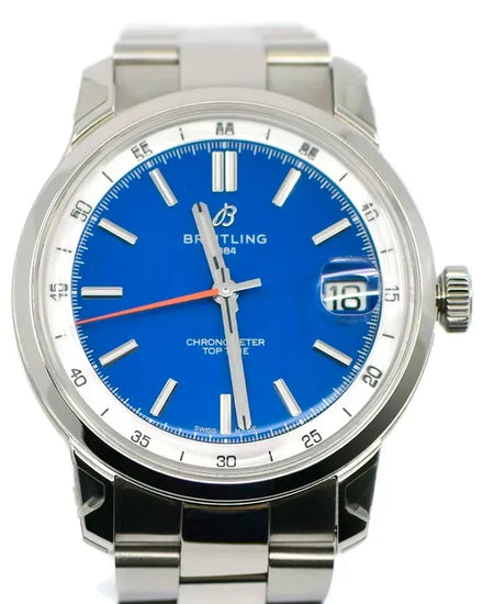 2025 Breitling Top Time 38MM Blue Dial Steel Bracelet (AB3113)