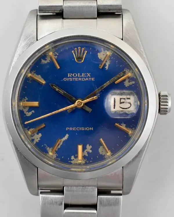 Rolex Oyster Precision 34MM Blue Dial Oyster Bracelet (6694)