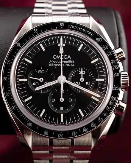2025 Omega Speedmaster Professional Moonwatch 42MM Black Dial Steel Bracelet (310.30.42.50.01.002)
