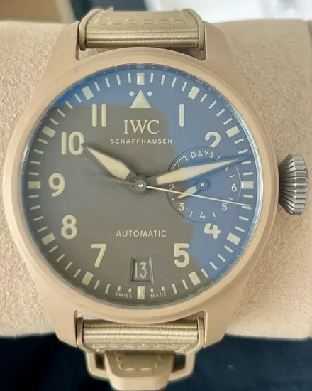 2023 IWC Schaffhausen Pilot Top Gun Edition "Mojave Desert" 46MM Brown Dial Textile Strap (IW506003)