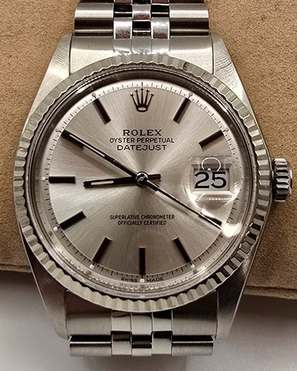 Rolex Datejust 36MM Silver Dial Jubilee Bracelet (1601)