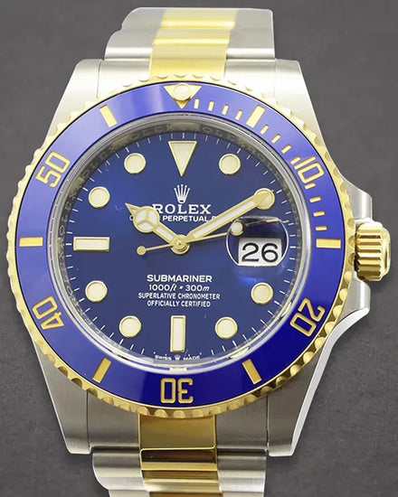 Rolex Submariner Date "Bluesy" 41MM Blue Dial Two-Tone Oyster Bracelet (126613LB)