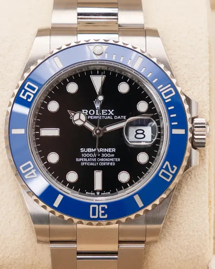 2023 Rolex Submariner Date "Cookie Monster" 41MM Black Dial White Gold Oyster Bracelet (126619LB)