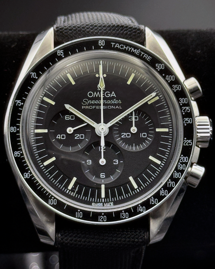 2022 Omega Speedmaster Professional Moonwatch 42MM Black Dial Textile Strap (310.32.42.50.01.001)