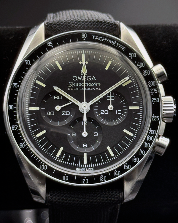 2022 Omega Speedmaster Professional Moonwatch 42MM Black Dial Textile Strap (310.32.42.50.01.001)
