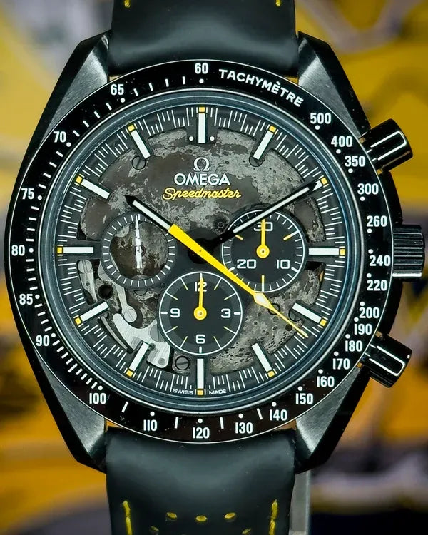 2024 Omega Speedmaster Dark Side of the Moon "Apollo 8" 44.25MM Black Dial Rubber Strap (310.92.44.50.01.001)