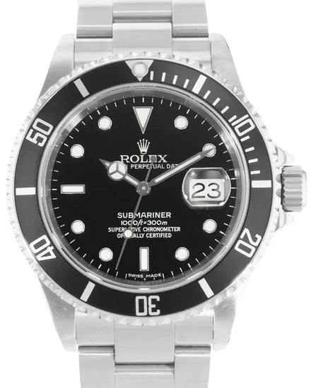 2007 Rolex Submariner Date 40MM Black Dial Oyster Bracelet (16610)