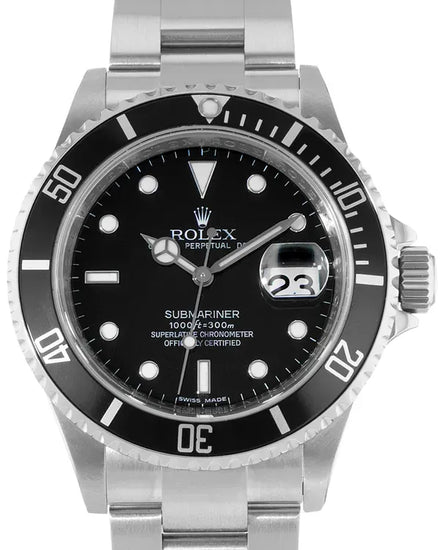 2009 Rolex Submariner Date 40MM Black Dial Oyster Bracelet (16610)