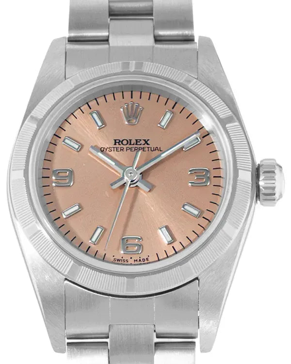 2000 Rolex Oyster Perpetual 24MM Pink Dial Oyster Bracelet (76030)