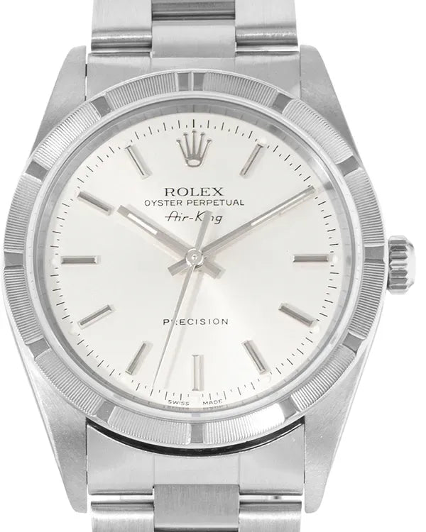 Rolex Air-King 34MM Silver Dial Steel Bracelet (14010)