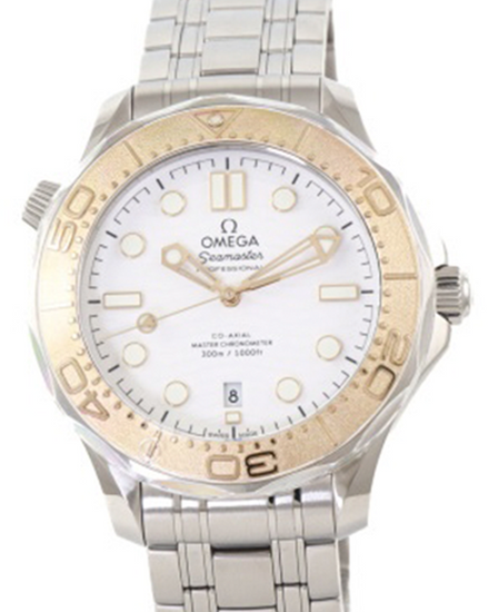 2024 Omega Seamaster Diver 300M "Paris 2024" S.E. 42MM White Dial Steel Bracelet (522.21.42.20.04.001)