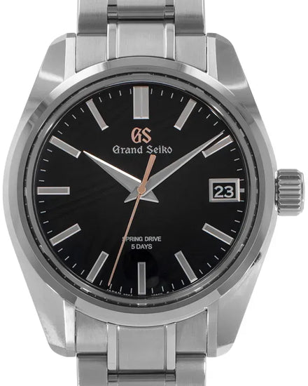 2022 Grand Seiko Heritage 40MM Black Dial Steel Bracelet (SLGA013G)