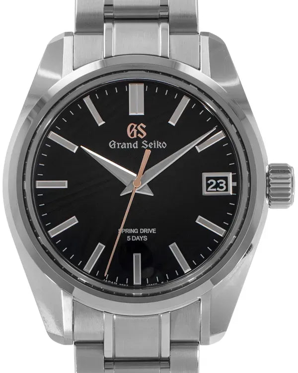 2022 Grand Seiko Heritage 40MM Black Dial Steel Bracelet (SLGA013G)