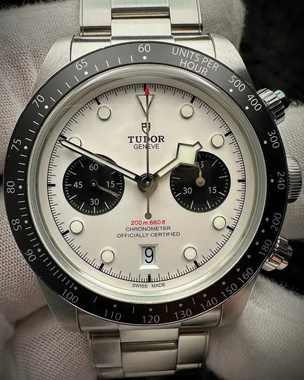 2024 Tudor Black Bay Chrono "Panda" 41MM White Dial Steel Bracelet (79360N)
