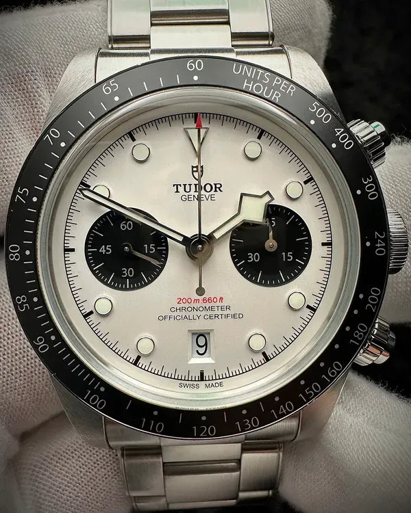 2024 Tudor Black Bay Chrono "Panda" 41MM White Dial Steel Bracelet (79360N)