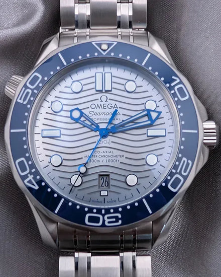 2023 Omega Seamaster Diver 300M 42MM Grey Dial Steel Bracelet (210.30.42.20.06.001)