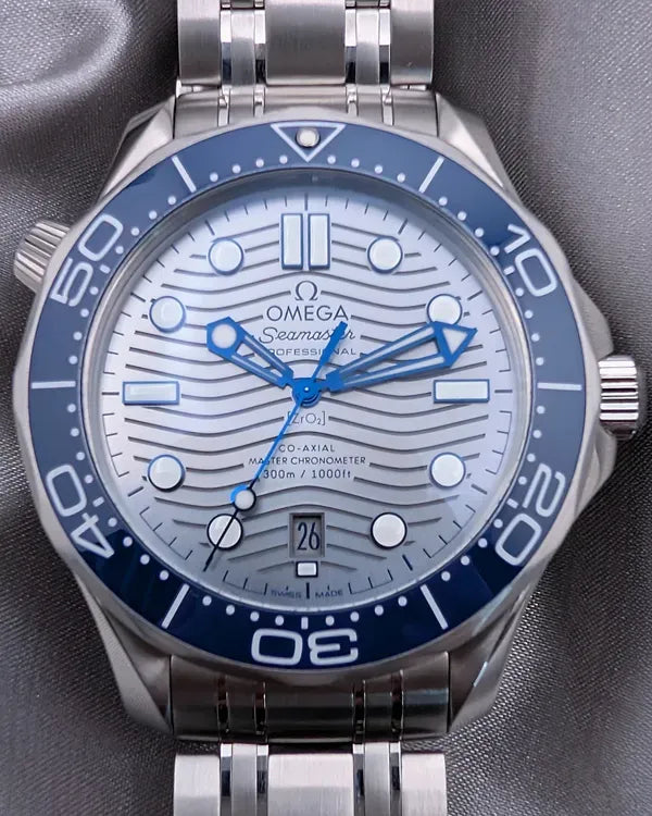 2023 Omega Seamaster Diver 300M 42MM Grey Dial Steel Bracelet (210.30.42.20.06.001)
