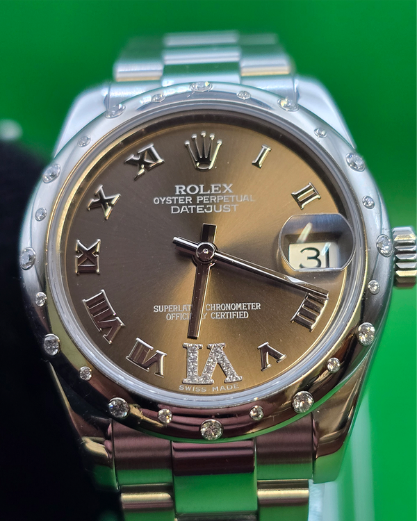 Rolex Datejust 31MM Bronze Dial Oyster Bracelet (178344)