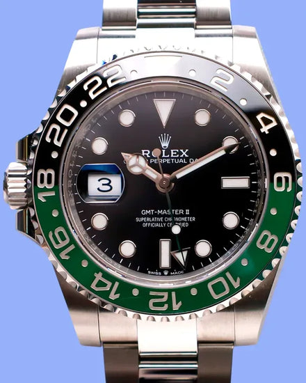 2025 Rolex GMT-Master II "Sprite" 40MM Black Dial Oyster Bracelet (126720VTNR)