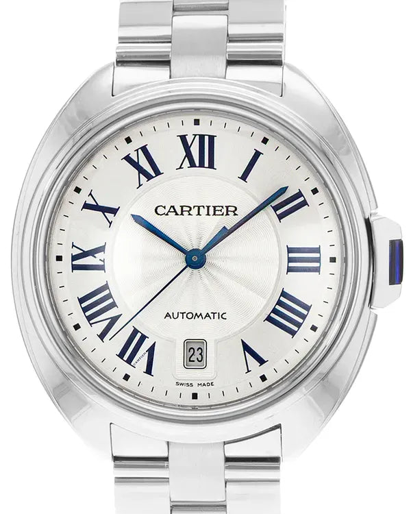 Cartier Cle De Cartier 40MM Silver Dial Steel Bracelet (WSCL0007)