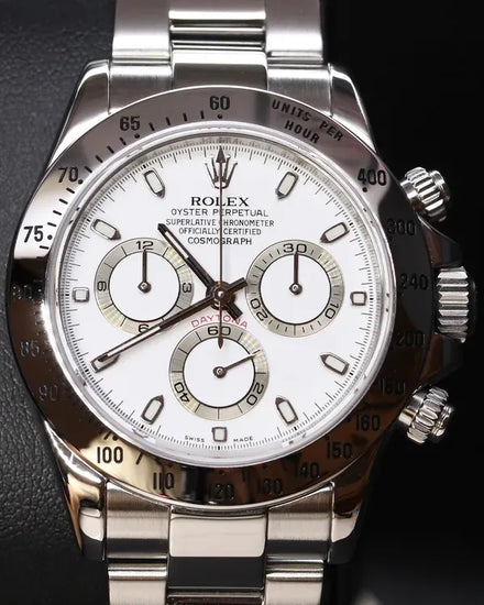 Rolex Cosmograph Daytona 40MM White Dial Oyster Bracelet (116520)
