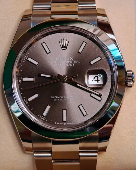 2025 Rolex Datejust 41MM Slate Dial Oyster Bracelet (126300)