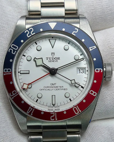 2025 Tudor Black Bay GMT "Pepsi" 41MM White Dial Steel Bracelet (79830RB)