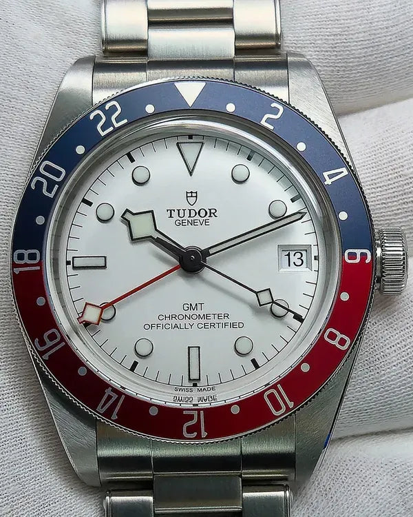 2025 Tudor Black Bay GMT "Pepsi" 41MM White Dial Steel Bracelet (79830RB)