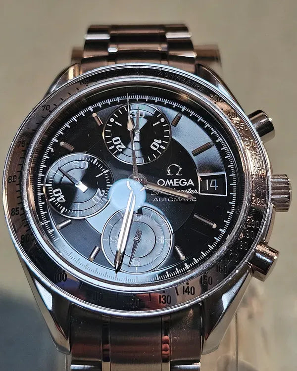 Omega Speedmaster Date 39MM Black Dial Steel Bracelet (3513.50.00)