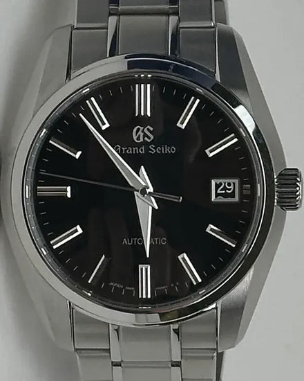 2025 Grand Seiko Heritage Collection 40MM Black Dial Steel Bracelet (SBGR317)