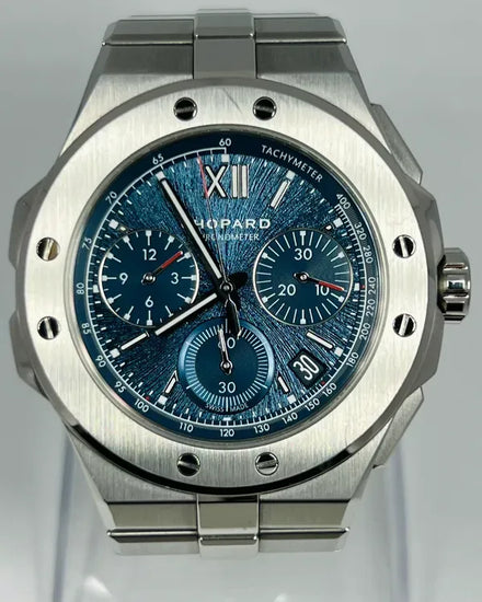 2021 Chopard Alpine Eagle XL 44MM Blue Dial Steel Bracelet (298609-3001)