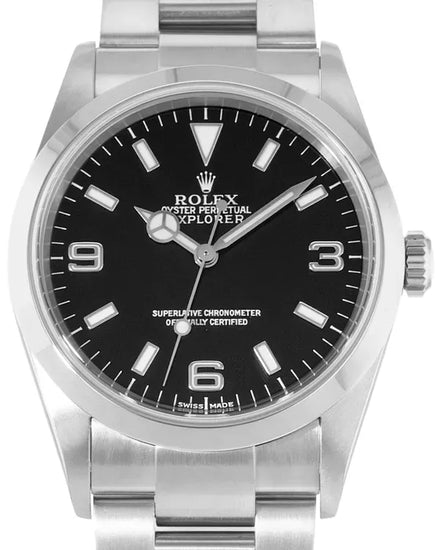 Rolex Explorer 36MM Black Dial Oyster Bracelet (114270)
