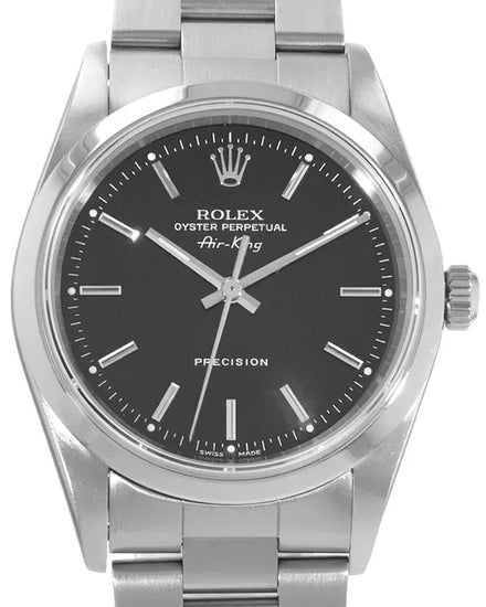 Rolex Air-King 34MM Black Dial Oyster Bracelet (14000)