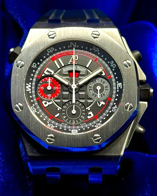 Audemars Piguet Royal Oak Offshore "Alinghi Polaris SS" L.E. 42MM Black Dial Rubber Strap (26040ST.OO.D002CA.01)