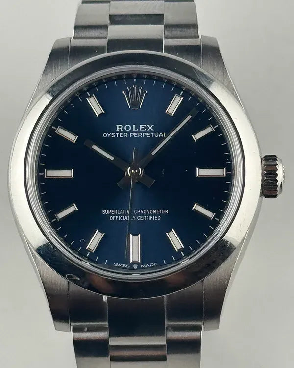 2021 Rolex Oyster Perpetual 31MM Blue Dial Oyster Bracelet (277200)