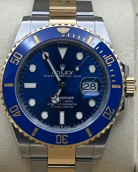 2022 Rolex Submariner Date "Bluesy" 41MM Blue Dial Two-Tone Oyster Bracelet (126613LB)