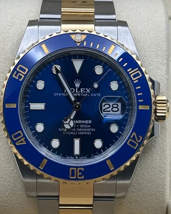 2022 Rolex Submariner Date "Bluesy" 41MM Blue Dial Two-Tone Oyster Bracelet (126613LB)