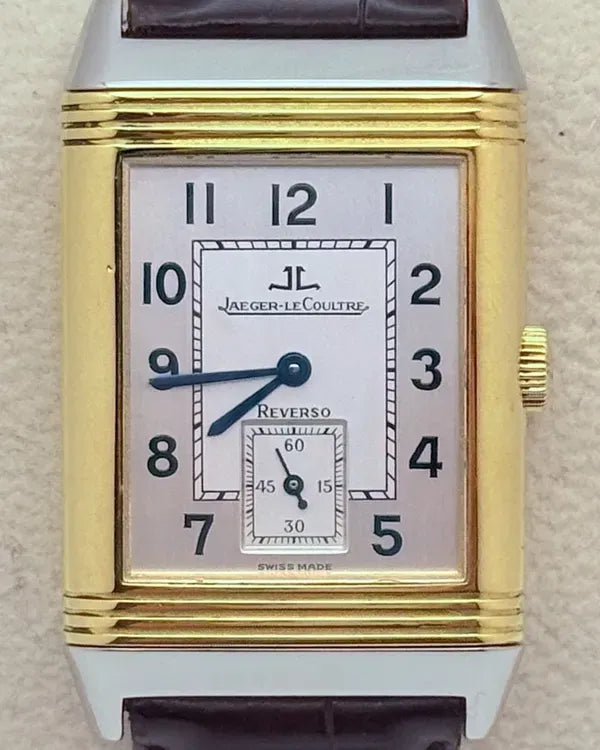 Jaeger-LeCoultre Reverso Monoface Grande Taille 42.2MM Silver Dial Leather Strap (Q2705420)
