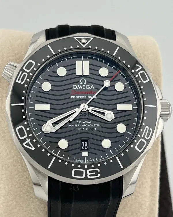 Omega Seamaster Diver 300M 42MM Black Dial Rubber Strap (210.32.42.20.01.001)