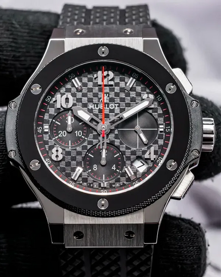 Hublot Big Bang 41MM Carbon Fiber Dial Rubber Strap (341.SB.131.RX)