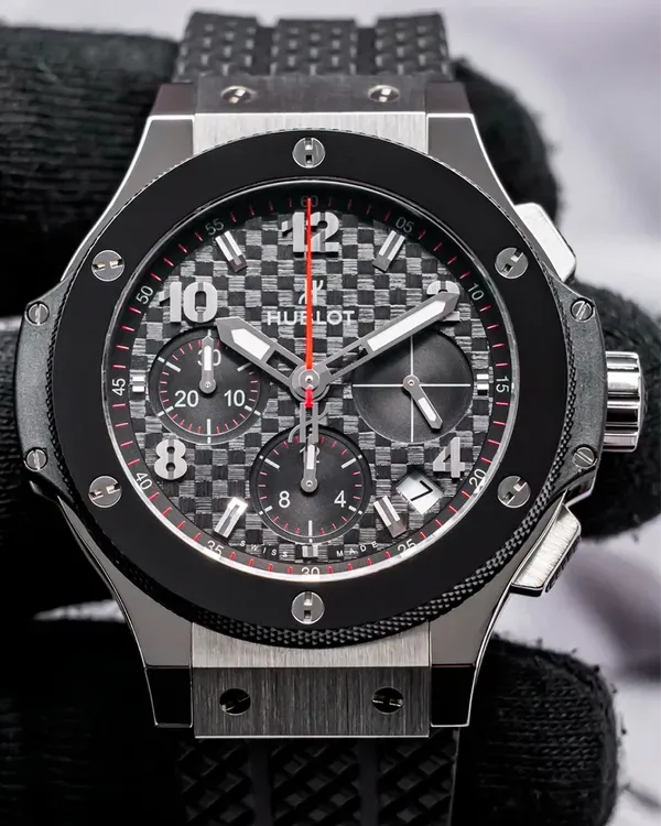 Hublot Big Bang 41MM Carbon Fiber Dial Rubber Strap (341.SB.131.RX)