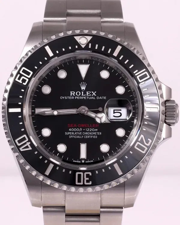 2024 Rolex Sea-Dweller 43MM Black Dial Oyster Bracelet (126600)