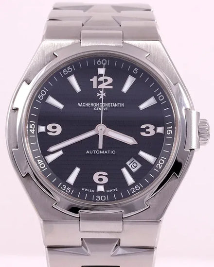 2012 Vacheron Constantin Overseas 42MM Black Dial Steel Bracelet (47040/B01A-9094)