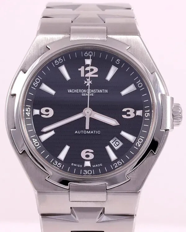 2012 Vacheron Constantin Overseas 42MM Black Dial Steel Bracelet (47040/B01A-9094)
