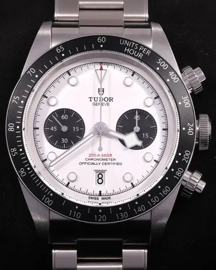 2024 Tudor Black Bay Chrono "Panda" 41MM White Dial Steel Bracelet (79360N)