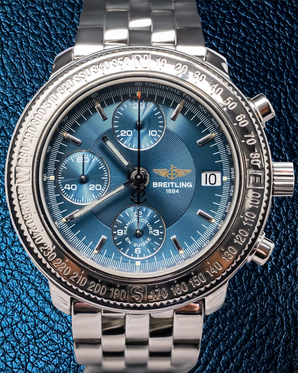 Breitling Astromat 40MM Blue Dial Steel Bracelet (A13405)